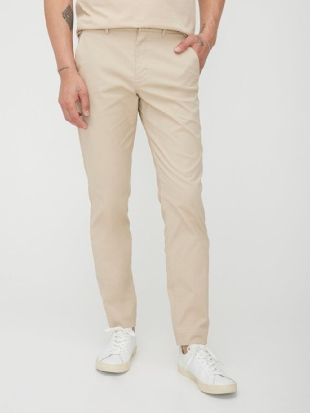 Kit and Ace straight trouser pants tan men's size 38